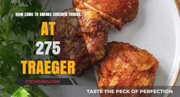 Perfectly Smoked Chicken Thighs at 275°F on Your Traeger Grill