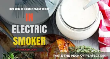 Perfectly Smoked Chicken Thighs: Electric Smoker Timing Guide