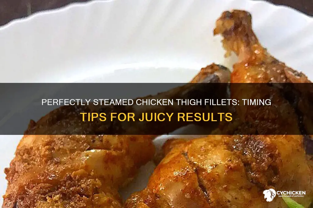 how long to steam chicken thigh fillets