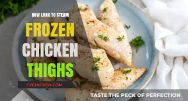 Steaming Frozen Chicken Thighs: Perfect Timing for Juicy Results