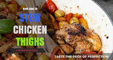 Perfectly Tender Chicken Thigh Stew: Optimal Cooking Time Guide