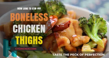 Perfect Stir-Fry: Timing Boneless Chicken Thighs for Juicy Results