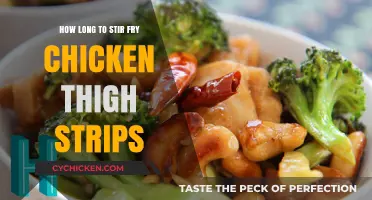 Perfect Stir-Fry Chicken Thigh Strips: Timing Tips for Juicy Results