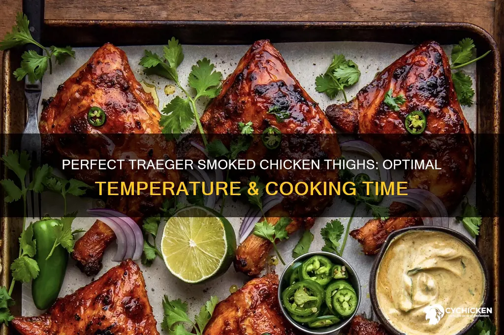 how long traeger boneless skinless smoked chicken thighs temperature