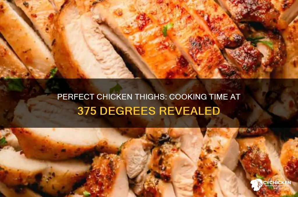how long will chicken thighs take at 375 degrees