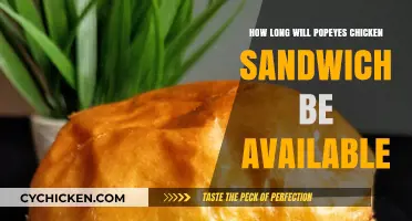 Popeyes Chicken Sandwich Availability: How Long Will It Last?