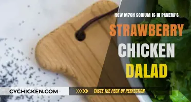 Panera's Strawberry Chicken Salad: Sodium Content Review
