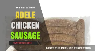 Adele Chicken Sausage: Oz Count for Healthier Meals