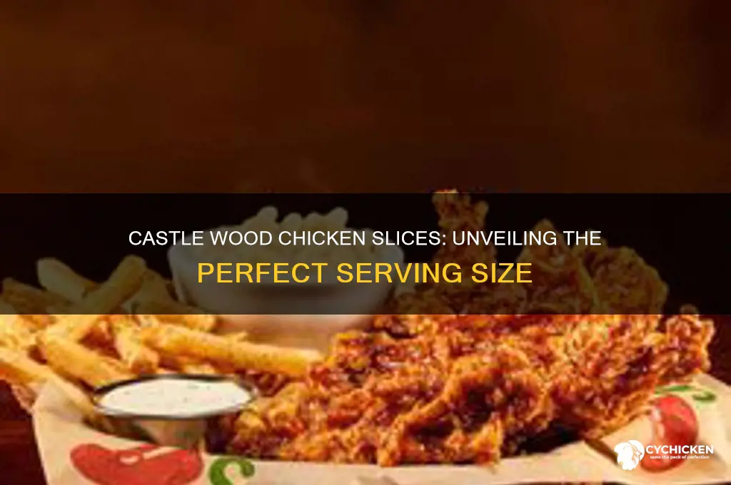 how man oz is castle wood chicken slices