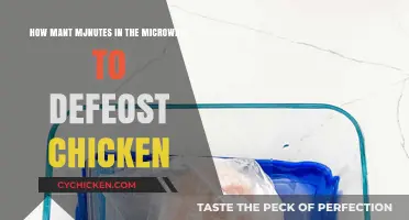Defrosting Chicken: Minutes in the Microwave