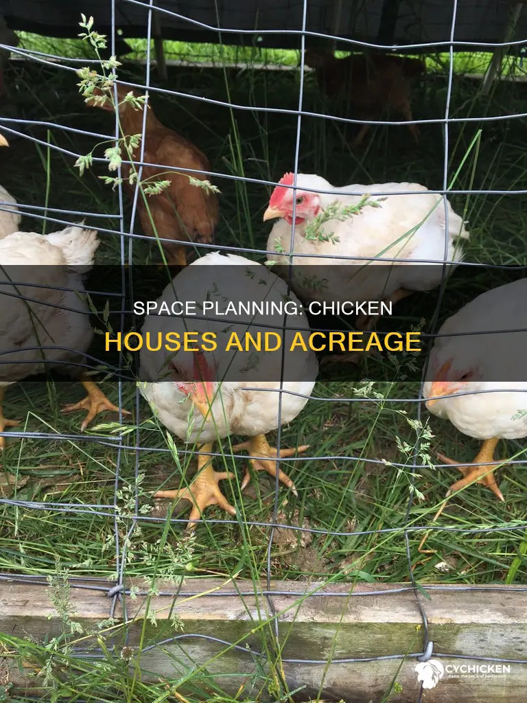 how many acres do you need for chicken houses