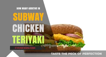 Unveiling the Additive Count in Subway's Chicken Teriyaki Recipe