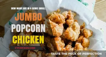 Sonic's Small Jumbo Popcorn Chicken: How Many Pieces?