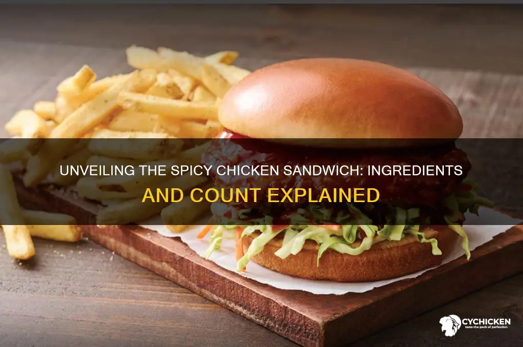 how many are in the spicy chicken sandwich