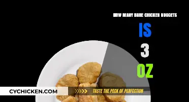 Measuring Bare Chicken Nuggets: How Many Make Up 3 Ounces?