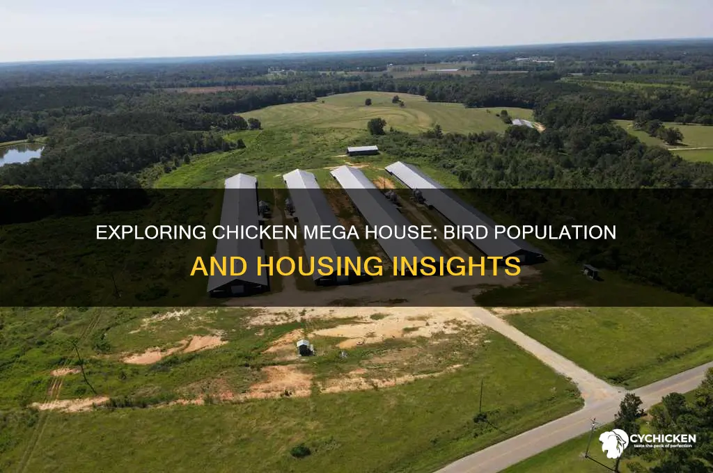 how many birds in chicken mega house