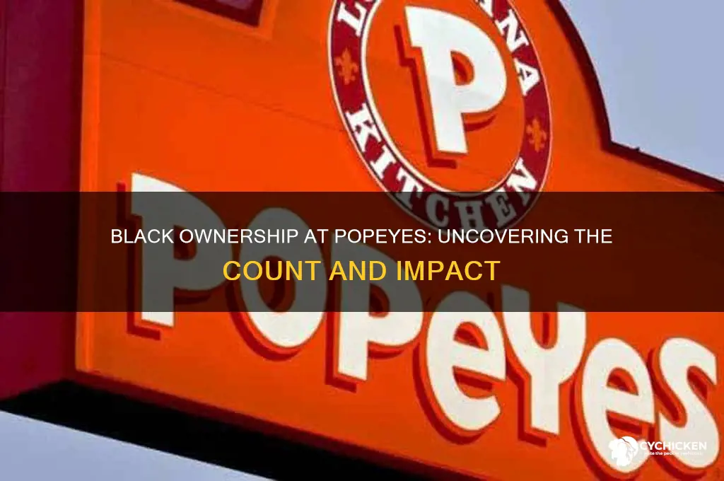 how many black owners for popeyes chicken