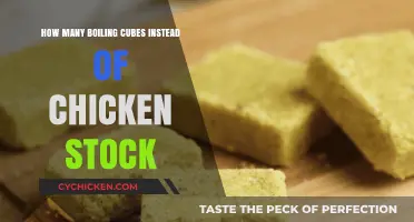 Boiling Cubes vs. Chicken Stock: Perfect Substitute Ratios for Cooking