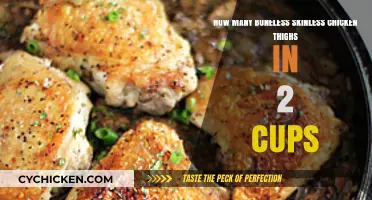 Measuring Chicken Thighs: How Many Fit in 2 Cups?