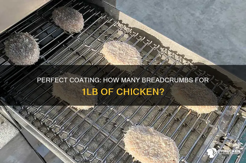 how many breadcumbs for 1lb of chicken