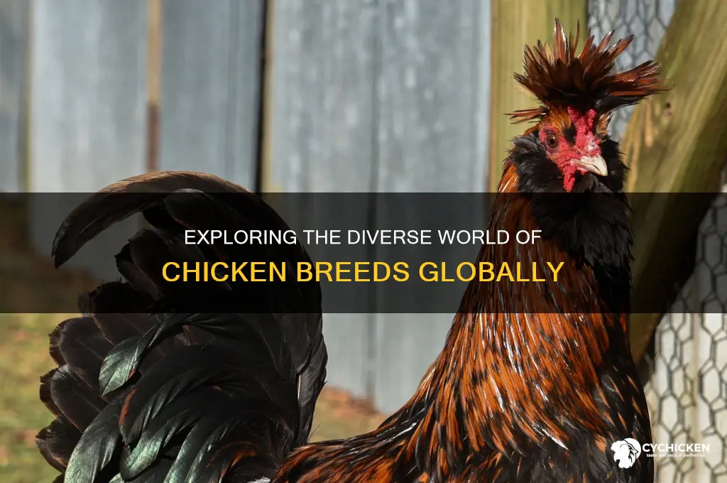 how many breeds of chicken in the world