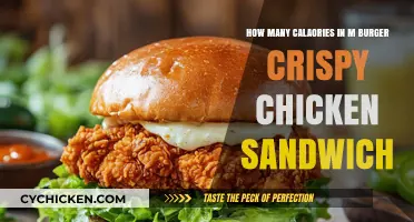 M Burger Crispy Chicken Sandwich Calorie Count: A Nutritional Breakdown