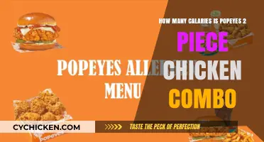 Popeyes 2-Piece Chicken Combo: Calorie Breakdown