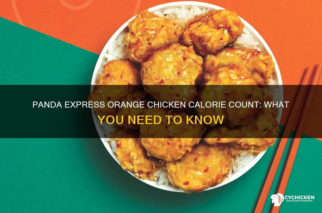 how many caliros in panda express orange chicken