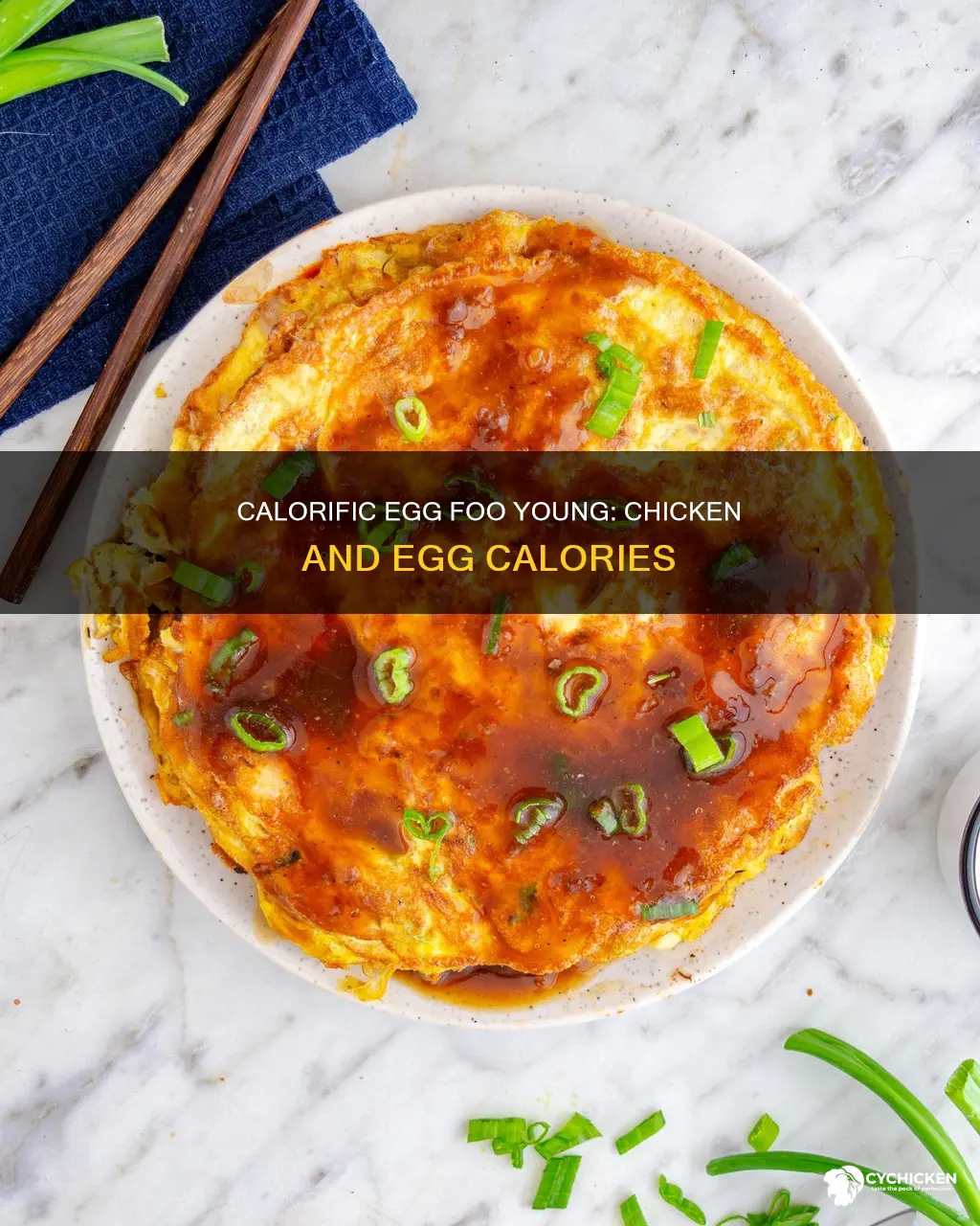 how many callories are there is chicken eggfoo young