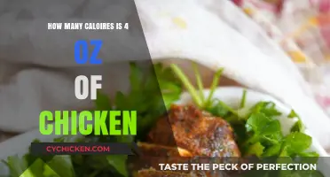 Calories in 4 oz Chicken: Nutritional Breakdown and Facts