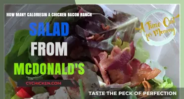 Savoring McDonald's Chicken Bacon Ranch Salad: A Caloric Delight