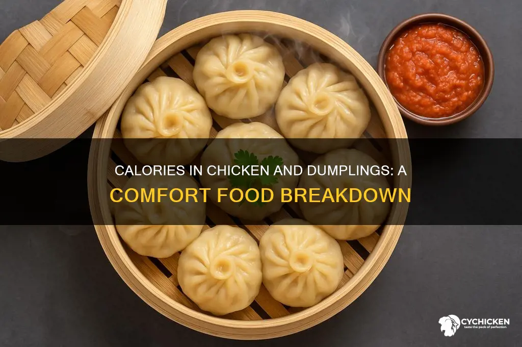 how many calorries are in chicken and dumplinga