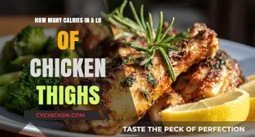 Calories in Chicken Thighs: Uncovering the Pound's Nutritional Value