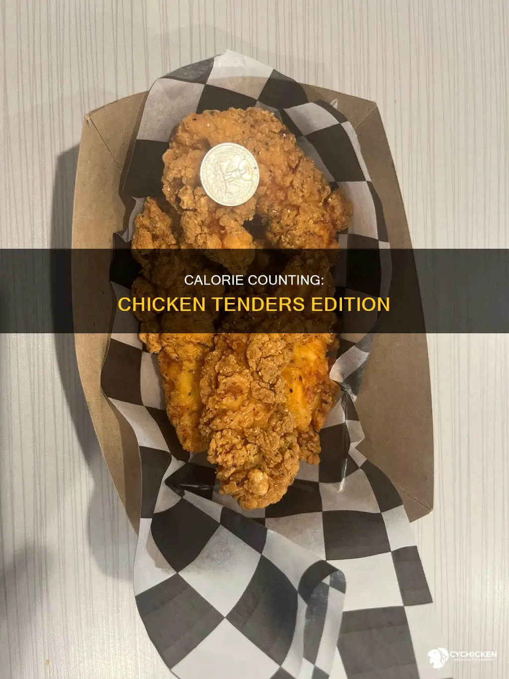 how many calrories in half a pound of chicken tenders