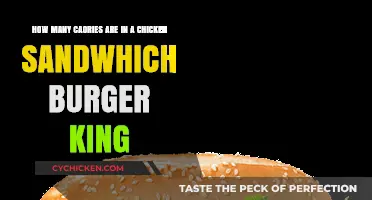 Calories in a Chicken Sandwich: Burger King's Menu Secrets