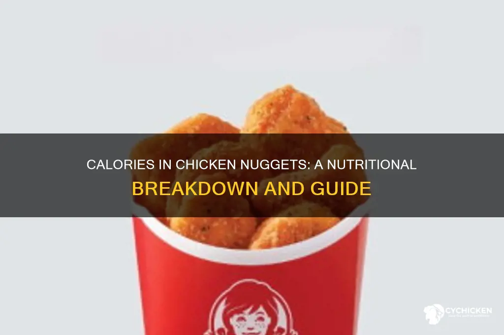 how many caories are in chicken nugets