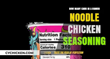 Carbs in Ramen: Chicken Seasoning Secrets