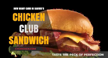 Carb Count in Hardee's Chicken Club Sandwich: A Nutritional Breakdown