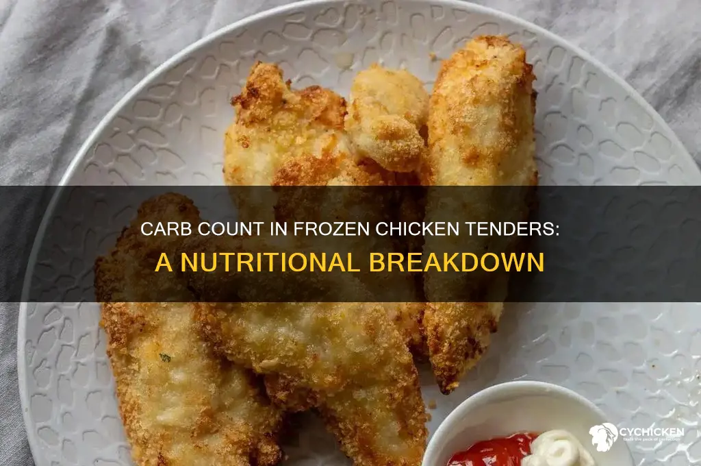 how many carbd in froxzen chicken tenders