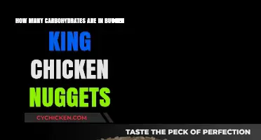 Burger King Chicken Nuggets: Unveiling Their Carbohydrate Content