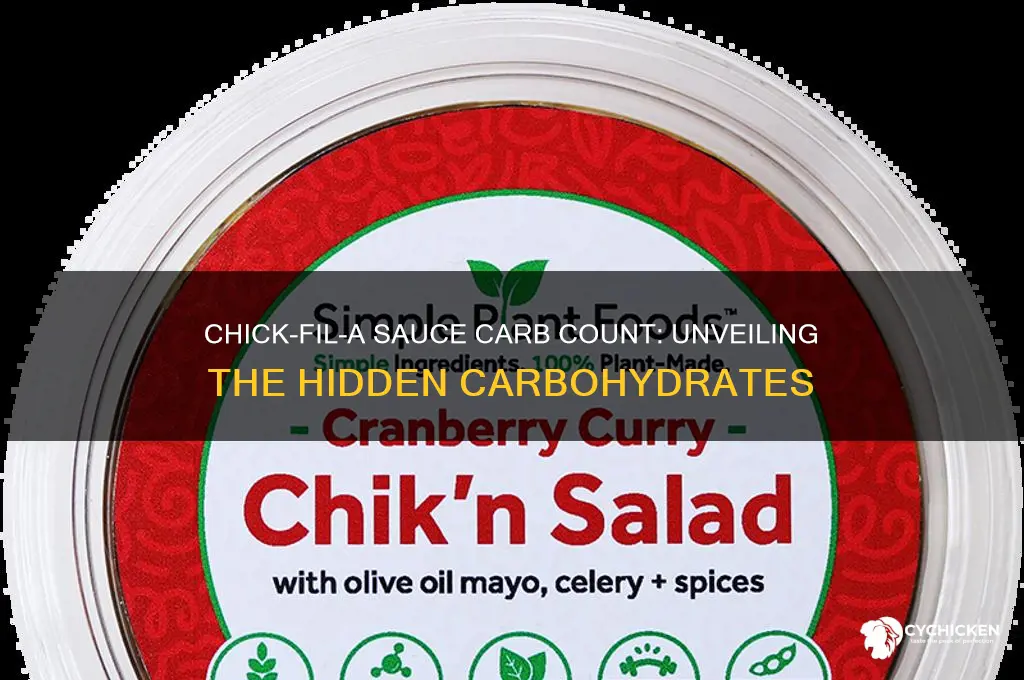 how many carbohydrates are in chick-fil-a sauce