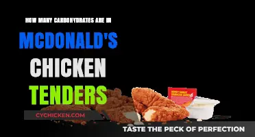 McDonald's Chicken Tenders: Carbohydrate Count and Nutrition Facts