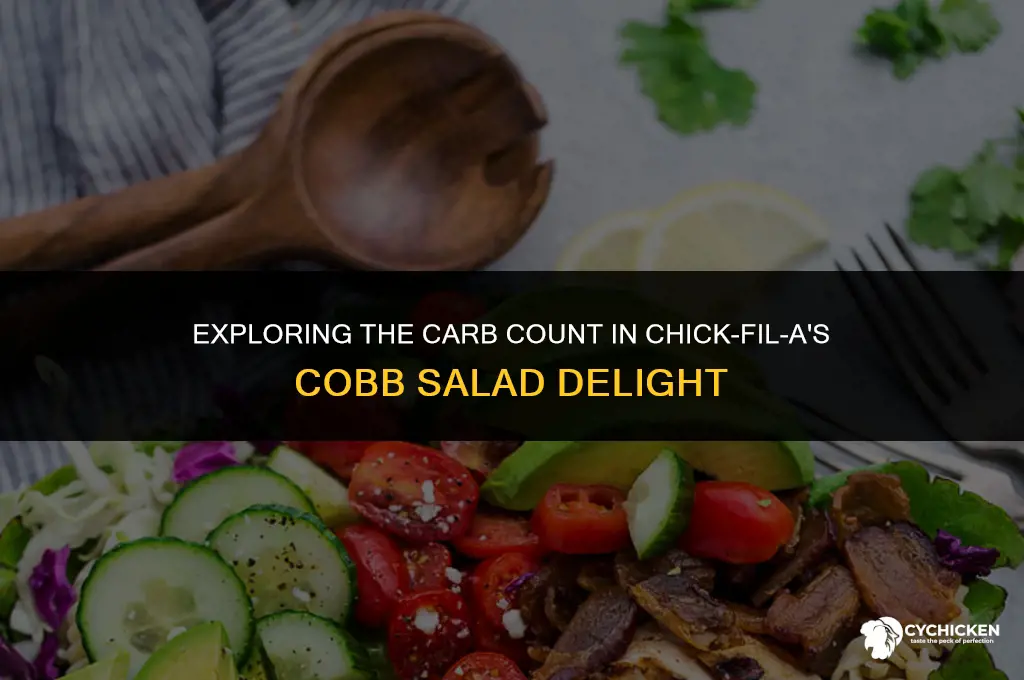 how many carbohydrates in a chick-fil-a cobb salad