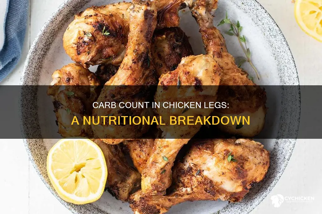 how many carbohydrates in a chicken leg