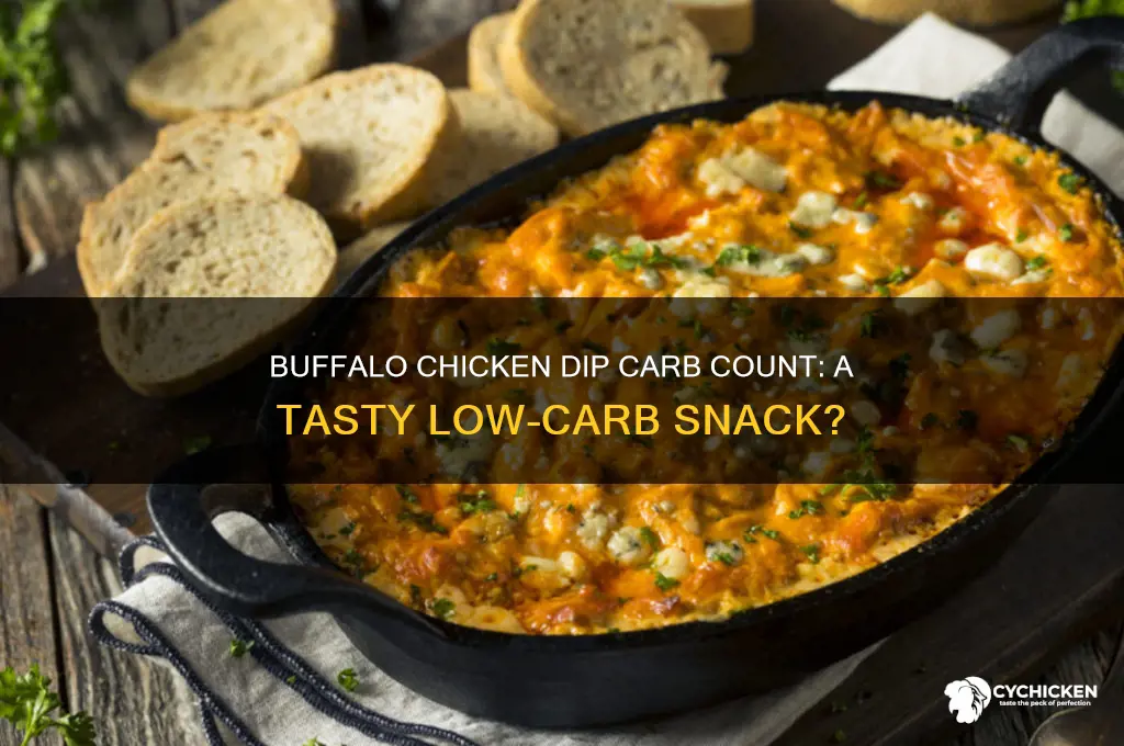 how many carbohydrates in buffalo chicken dip
