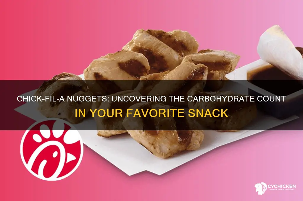 how many carbohydrates in chick-fil-a nuggets
