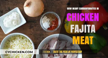Carb Count in Chicken Fajita Meat: A Nutritional Breakdown