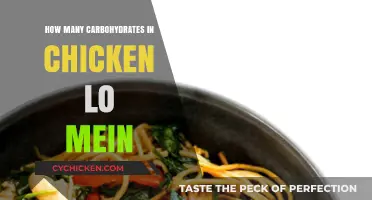 Carb Count in Chicken Lo Mein: A Nutritional Breakdown