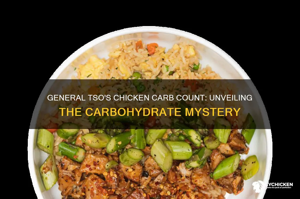 how many carbohydrates in general tso chicken