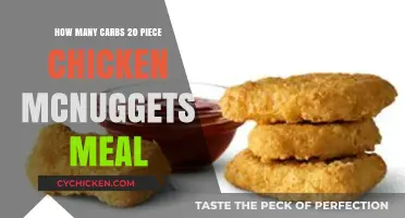 Carb Count: 20-Piece Chicken McNuggets Meal Breakdown